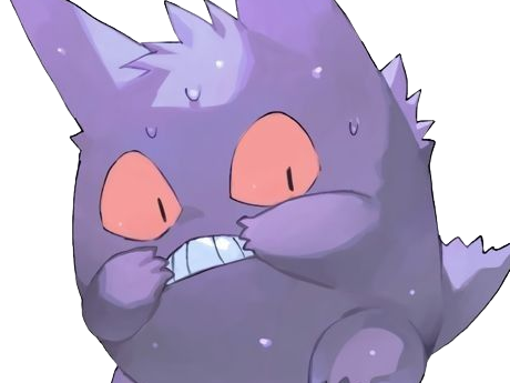 ectoplasma gengar gangar pokemon pkm jeu anime type spectre poison 1g kanto ombre