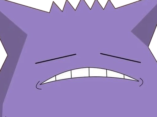 ectoplasma gengar gangar pokemon pkm jeu anime type spectre poison 1g kanto ombre