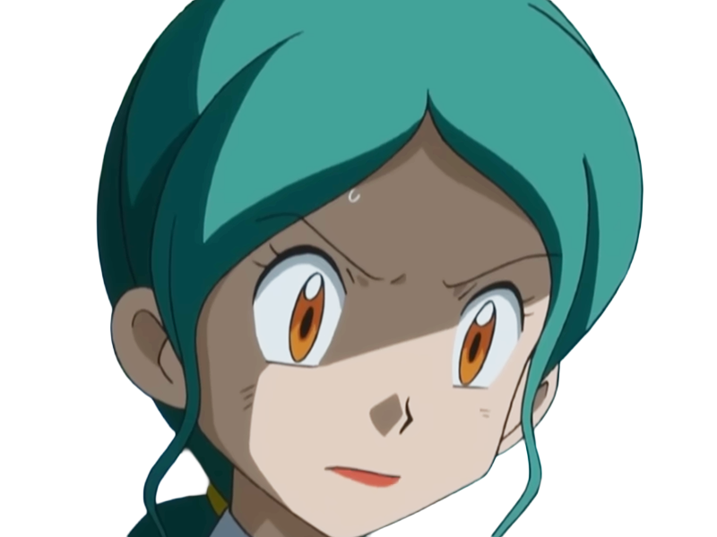 agent jenny junsar pokemon pkm jeu anime waifu femme police policiere kalos xy cheveux-verts yeux-marrons