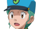 agent-jenny-junsar-pokemon-pkm-jeu-anime-waifu-femme-police-policiere-kalos-xy-cheveux-verts-yeux-marrons