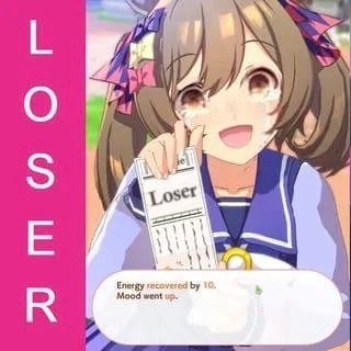 umamusume uma musume smart falcon loser cry pleure idol traumatisme traumatise pas de chance