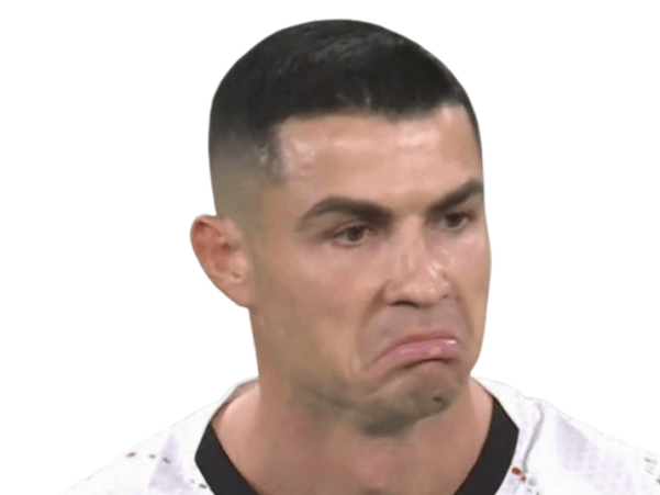 cristiano ronaldo portugal cr7 carton rouge red card seum rage degout blase vexe triste