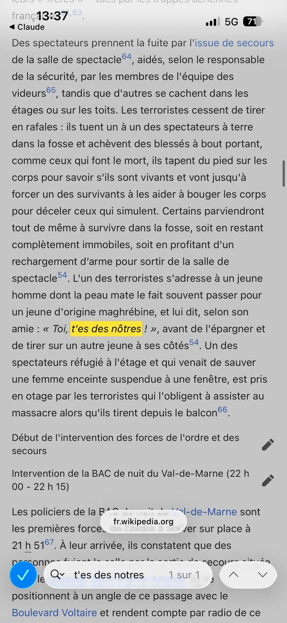 bataclan terrorisme musulman islam islamisme islamiste salah abdeslam racisme blanc antiblanc antiblancs