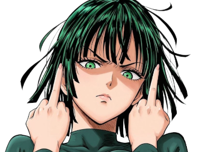 moupe miya fubuki opm one punch man manga anime waifu roxane blizzard infernal doigt-d-honneur