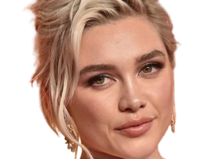 florence pugh yelena belova thunderbolts actrice britannique anglaise blonde cheveux courts yeux verts femme