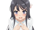 sakurajima-mai-seishun-buta-yarou-aobuta-anime-manga-waifu-femme-actrice-lyceenne-bunny-girl-cheveux-noirs-yeux-violets