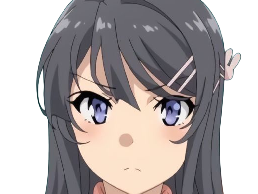 sakurajima mai seishun-buta-yarou aobuta anime manga waifu femme actrice lyceenne bunny girl cheveux-noirs yeux-violets