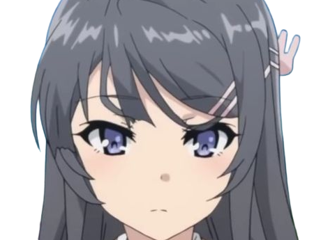 sakurajima mai seishun-buta-yarou aobuta anime manga waifu femme actrice lyceenne bunny girl cheveux-noirs yeux-violets