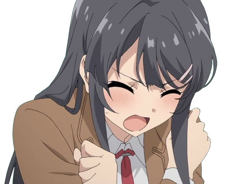 sakurajima mai seishun-buta-yarou aobuta anime manga waifu femme actrice lyceenne bunny girl cheveux-noirs yeux-violets