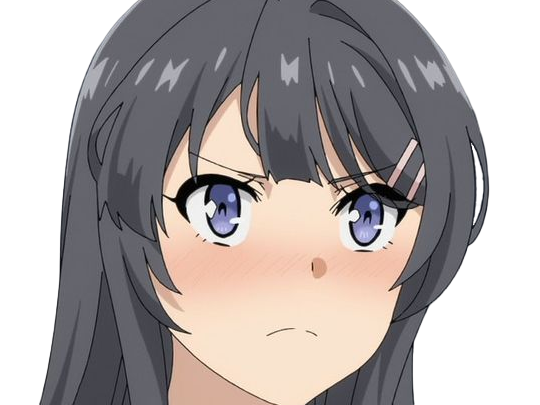 sakurajima mai seishun-buta-yarou aobuta anime manga waifu femme actrice lyceenne bunny girl cheveux-noirs yeux-violets