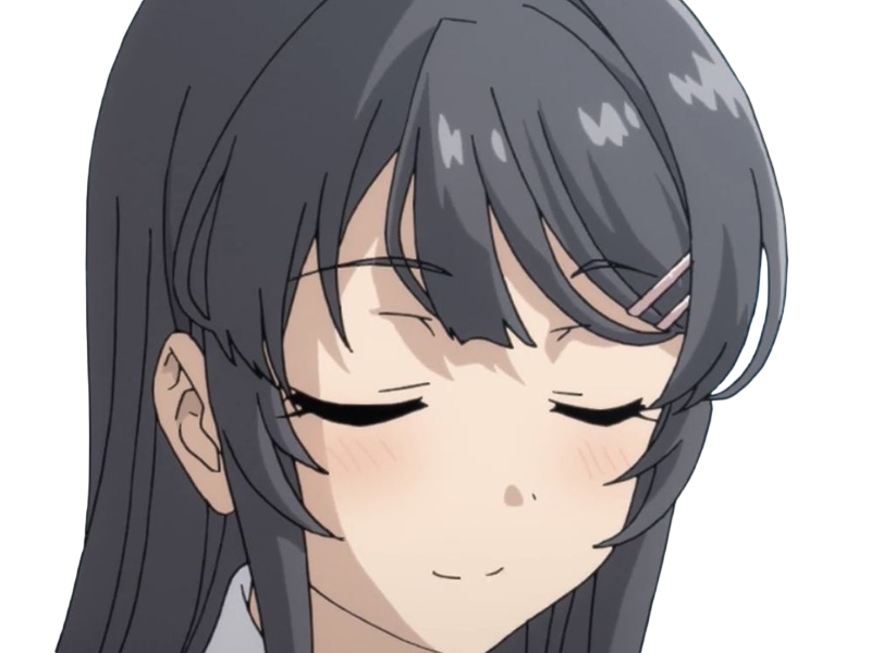 sakurajima mai seishun-buta-yarou aobuta anime manga waifu femme actrice lyceenne bunny girl cheveux-noirs yeux-violets