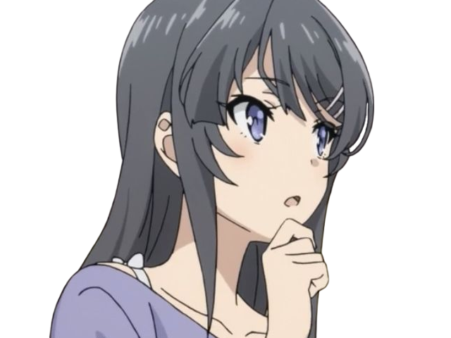 sakurajima mai seishun-buta-yarou aobuta anime manga waifu femme actrice lyceenne bunny girl cheveux-noirs yeux-violets