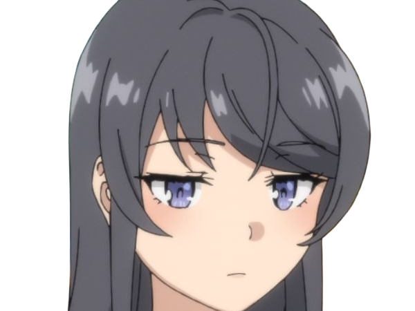 sakurajima mai seishun-buta-yarou aobuta anime manga waifu femme actrice lyceenne bunny girl cheveux-noirs yeux-violets