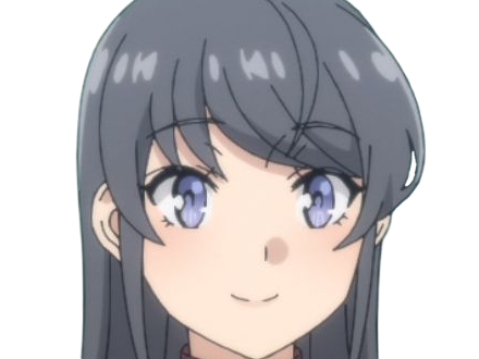 sakurajima mai seishun-buta-yarou aobuta anime manga waifu femme actrice lyceenne bunny girl cheveux-noirs yeux-violets