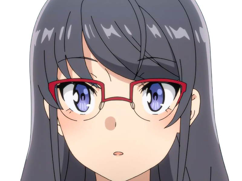 sakurajima mai seishun-buta-yarou aobuta anime manga waifu femme actrice lyceenne bunny girl cheveux-noirs yeux-violets