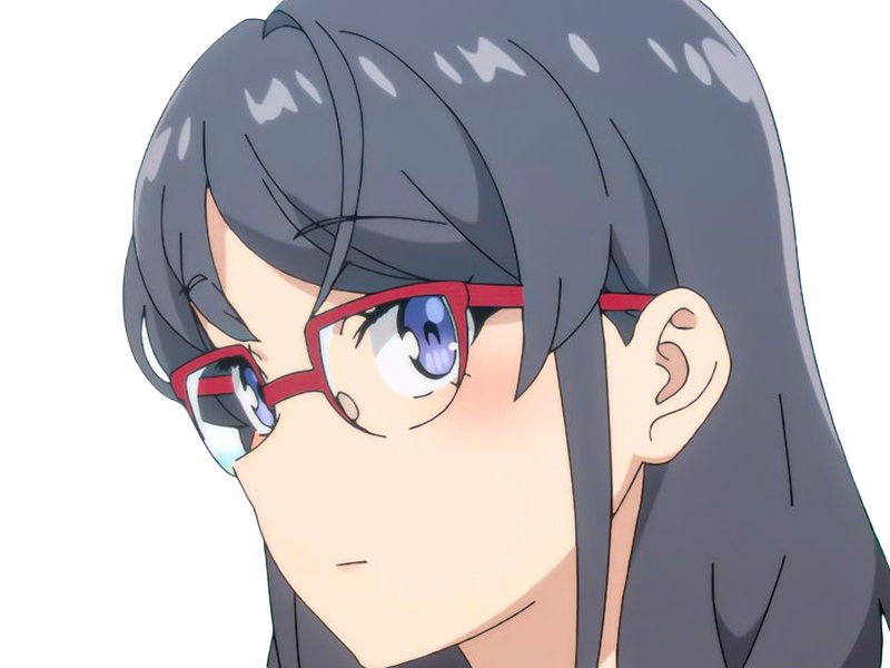 sakurajima mai seishun-buta-yarou aobuta anime manga waifu femme actrice lyceenne bunny girl cheveux-noirs yeux-violets