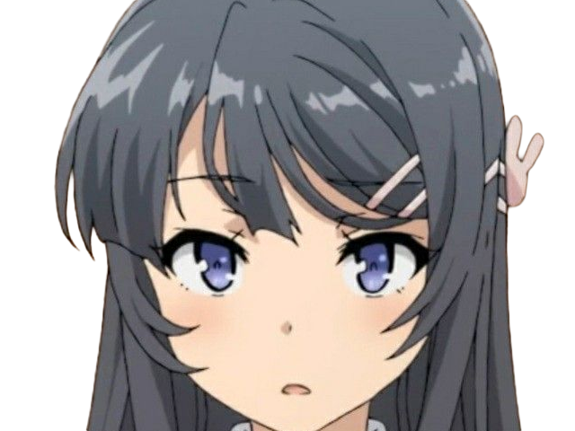 sakurajima mai seishun-buta-yarou aobuta anime manga waifu femme actrice lyceenne bunny girl cheveux-noirs yeux-violets