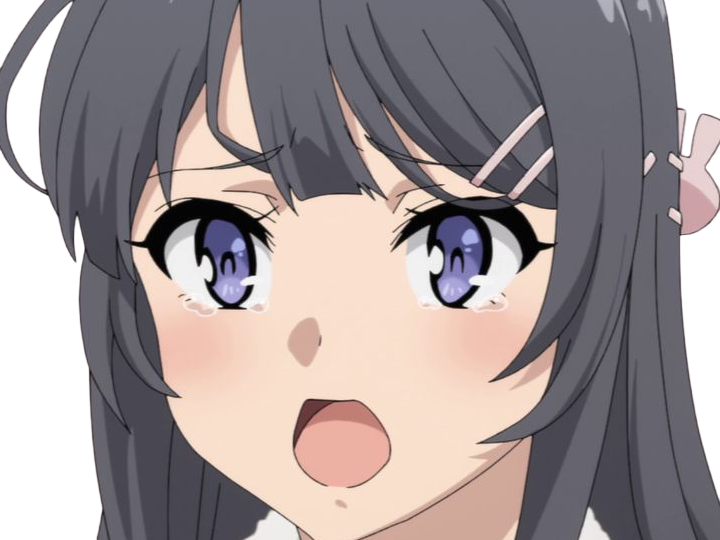 sakurajima mai seishun-buta-yarou aobuta anime manga waifu femme actrice lyceenne bunny girl cheveux-noirs yeux-violets