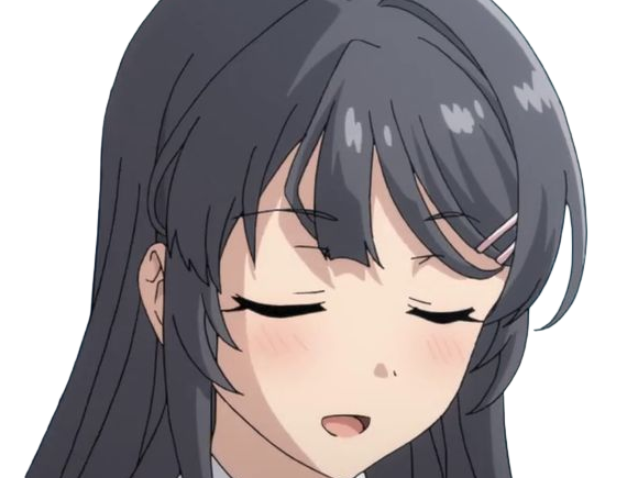 sakurajima mai seishun-buta-yarou aobuta anime manga waifu femme actrice lyceenne bunny girl cheveux-noirs yeux-violets