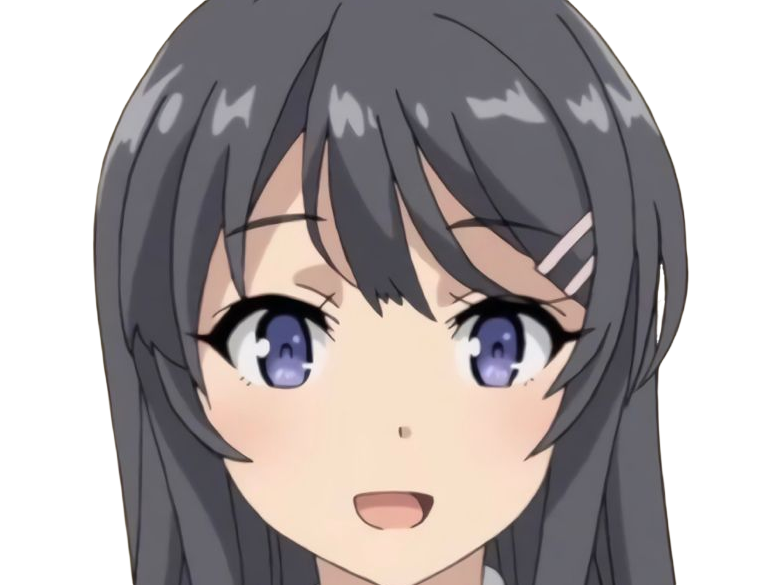 sakurajima mai seishun-buta-yarou aobuta anime manga waifu femme actrice lyceenne bunny girl cheveux-noirs yeux-violets