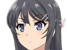 sakurajima-mai-seishun-buta-yarou-aobuta-anime-manga-waifu-femme-actrice-lyceenne-bunny-girl-cheveux-noirs-yeux-violets