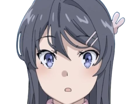 sakurajima mai seishun-buta-yarou aobuta anime manga waifu femme actrice lyceenne bunny girl cheveux-noirs yeux-violets