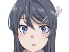 sakurajima-mai-seishun-buta-yarou-aobuta-anime-manga-waifu-femme-actrice-lyceenne-bunny-girl-cheveux-noirs-yeux-violets