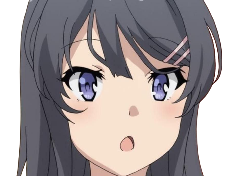 sakurajima mai seishun-buta-yarou aobuta anime manga waifu femme actrice lyceenne bunny girl cheveux-noirs yeux-violets