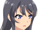 sakurajima-mai-seishun-buta-yarou-aobuta-anime-manga-waifu-femme-actrice-lyceenne-bunny-girl-cheveux-noirs-yeux-violets