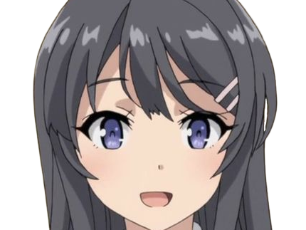 sakurajima mai seishun-buta-yarou aobuta anime manga waifu femme actrice lyceenne bunny girl cheveux-noirs yeux-violets