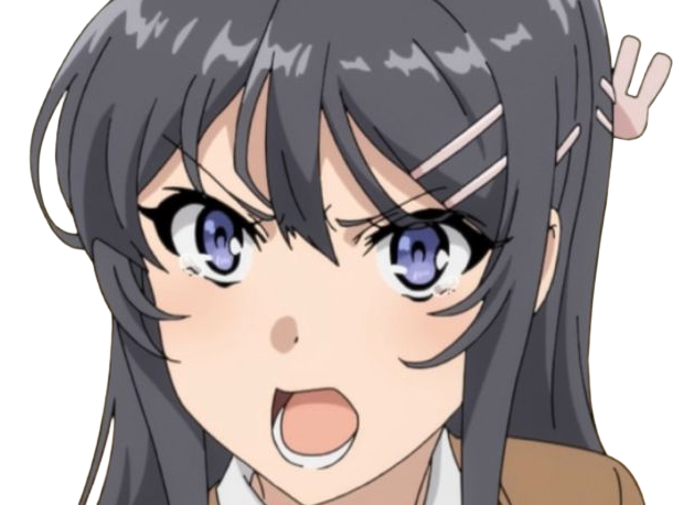 sakurajima mai seishun-buta-yarou aobuta anime manga waifu femme actrice lyceenne bunny girl cheveux-noirs yeux-violets