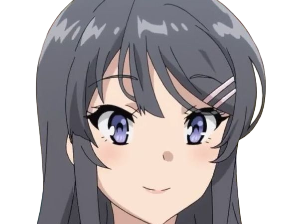 sakurajima mai seishun-buta-yarou aobuta anime manga waifu femme actrice lyceenne bunny girl cheveux-noirs yeux-violets