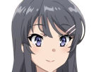 sakurajima-mai-seishun-buta-yarou-aobuta-anime-manga-waifu-femme-actrice-lyceenne-bunny-girl-cheveux-noirs-yeux-violets