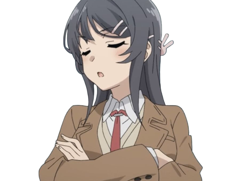 sakurajima mai seishun-buta-yarou aobuta anime manga waifu femme actrice lyceenne bunny girl cheveux-noirs yeux-violets