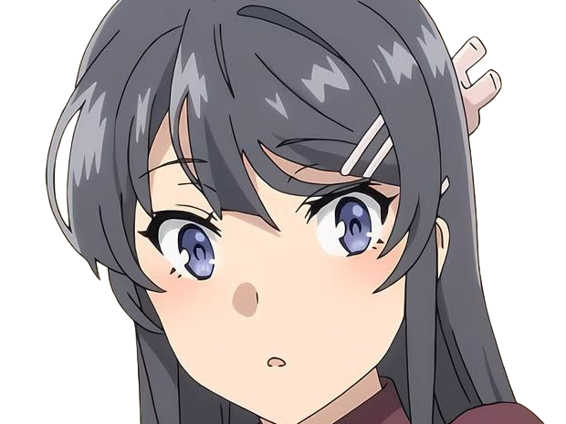 sakurajima mai seishun-buta-yarou aobuta anime manga waifu femme actrice lyceenne bunny girl cheveux-noirs yeux-violets