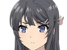 sakurajima-mai-seishun-buta-yarou-aobuta-anime-manga-waifu-femme-actrice-lyceenne-bunny-girl-cheveux-noirs-yeux-violets