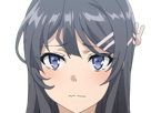 sakurajima-mai-seishun-buta-yarou-aobuta-anime-manga-waifu-femme-actrice-lyceenne-bunny-girl-cheveux-noirs-yeux-violets