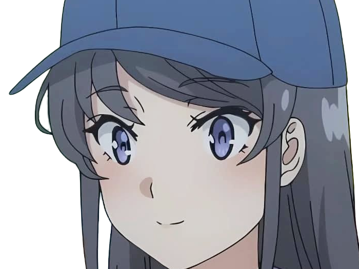 sakurajima mai seishun-buta-yarou aobuta anime manga waifu femme actrice lyceenne bunny girl cheveux-noirs yeux-violets
