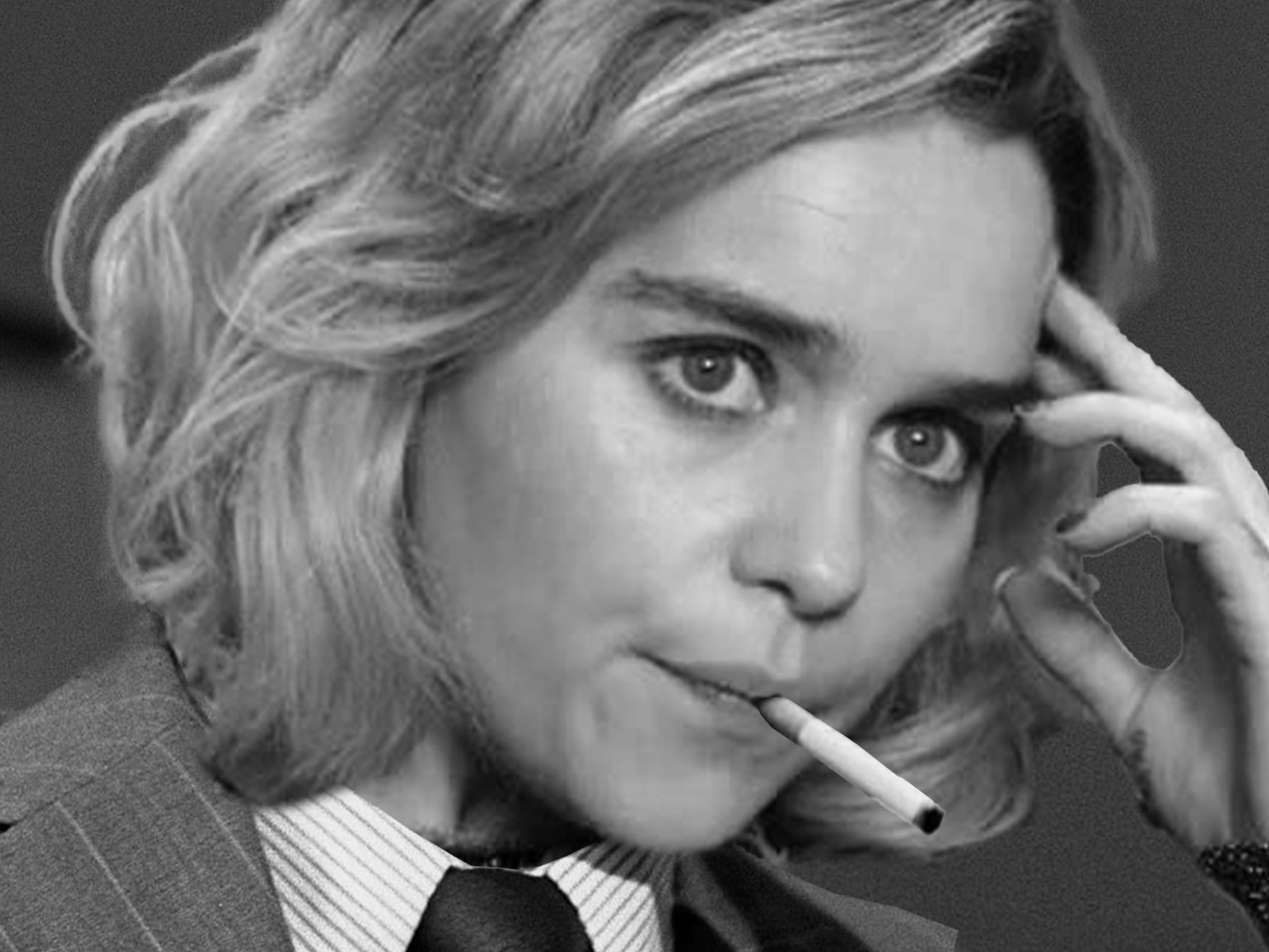 emilia clarke dany noir et blanc fume cigare chirac jacques actrice blonde isobel petite britannique