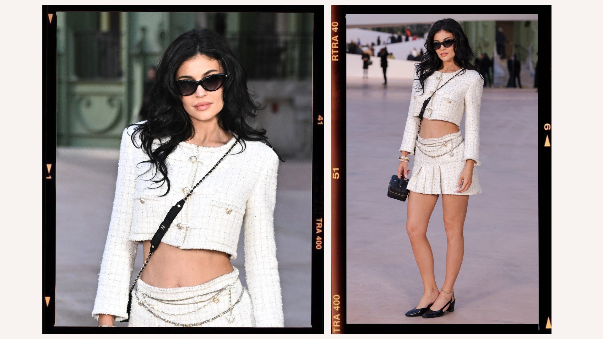 model femme kylie jenner mannequin cute instagram chanel mini jupe crop top