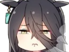 umamusume uma musume manhattan cafe bruh degueu weird malaise disgust degout fronce sourcils