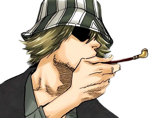 kisuke urahara bleach anime manga shinigami capitaine 12eme-division exile scientifique chapeau homme cheveux-blonds yeux-gris