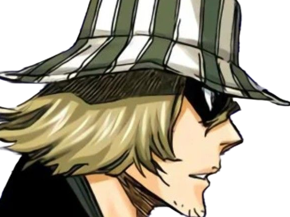 kisuke urahara bleach anime manga shinigami capitaine 12eme-division exile scientifique chapeau homme cheveux-blonds yeux-gris