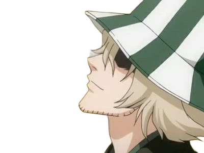 kisuke urahara bleach anime manga shinigami capitaine 12eme-division exile scientifique chapeau homme cheveux-blonds yeux-gris