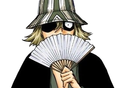 kisuke urahara bleach anime manga shinigami capitaine 12eme-division exile scientifique chapeau homme cheveux-blonds yeux-gris