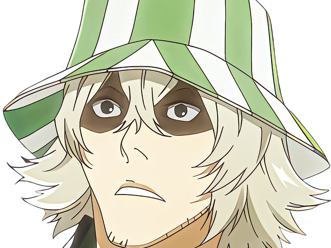 kisuke urahara bleach anime manga shinigami capitaine 12eme-division exile scientifique chapeau homme cheveux-blonds yeux-gris