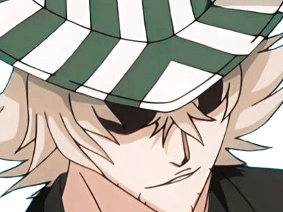 kisuke urahara bleach anime manga shinigami capitaine 12eme-division exile scientifique chapeau homme cheveux-blonds yeux-gris