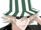 kisuke-urahara-bleach-anime-manga-shinigami-capitaine-12eme-division-exile-scientifique-chapeau-homme-cheveux-blonds-yeux-gris