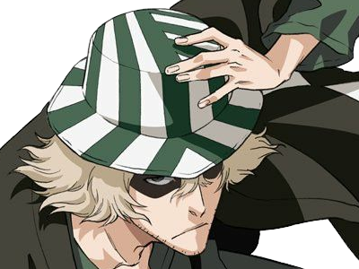 kisuke urahara bleach anime manga shinigami capitaine 12eme-division exile scientifique chapeau homme cheveux-blonds yeux-gris