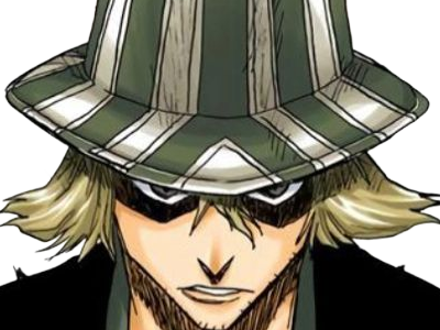 kisuke urahara bleach anime manga shinigami capitaine 12eme-division exile scientifique chapeau homme cheveux-blonds yeux-gris